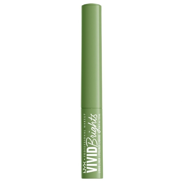 3/$10 NYX 02 Ghosted Green Vivid Brights Matte Liquid Eyeliner - Picture 1 of 5